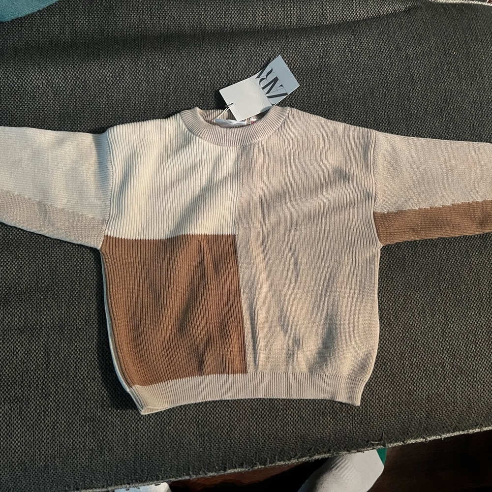 Zara Sweater, 18-24 months, brand new, multi color, Great thick material